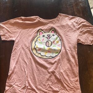 Pink Donut Cat T-Shirt